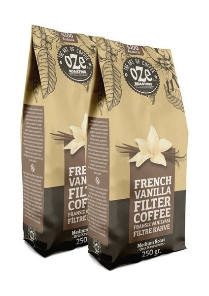 Vanilya Aromalı Filtre Kahve 2'li 250G