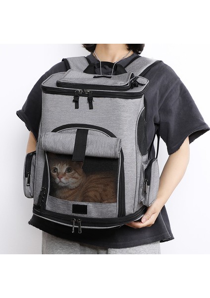 Taşınabilir Nefes Alabilen Sırt Çantasını Gezmek Için Katlanabilir Evcil Hayvan Çantası (Yurt Dışından) modelleri