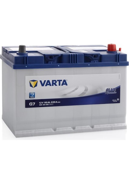 12V 95AH Amper 830A Varta Akü Blue Dynamic G7 -Ocak 2022 Üretim-