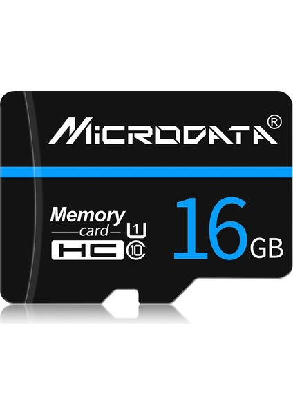 16GB U1 Mavi Hat ve Siyah Tf (Mikro Sd) Hafıza Kartı (Yurt Dışından)