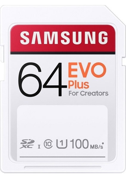 Evo Plus U1 C10 Yüksek Hızlı Sd Hafıza Kartı, Kapasite: 64GB (Yurt Dışından)