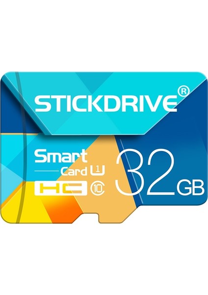 32GB U1 Renkli Tf (Mikro Sd) Hafıza Kartı (Yurt Dışından)