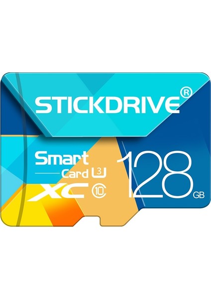 128GB U3 Renkli Tf (Mikro Sd) Hafıza Kartı (Yurt Dışından)