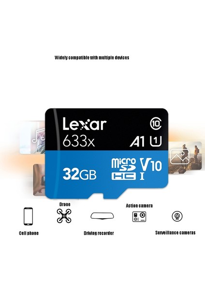 633X 32 GB Yüksek Hızlı Cep Telefonu Bellek Tf Kart Sürüş Kaydedici Hafıza Kartı (Yurt Dışından) fırsatları