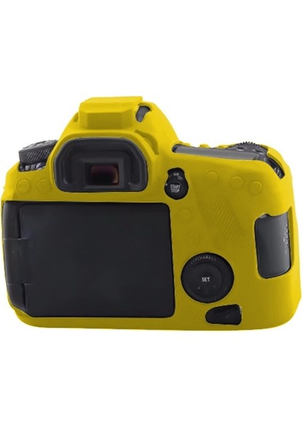 Eos 6d Mark Iı Için Yumuşak Silikon Koruyucu Kılıf - Sarı (Yurt Dışından)