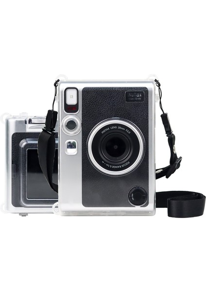 Instax Mini Evo Için Kayışlı Koruyucu Kristal Shl Kılıf - Şeffaf (Yurt Dışından)