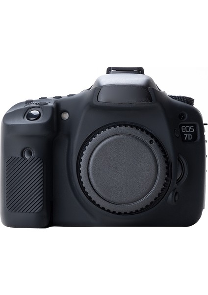 Eos 7d Için Yumuşak Silikon Koruyucu Kılıf - Siyah (Yurt Dışından)
