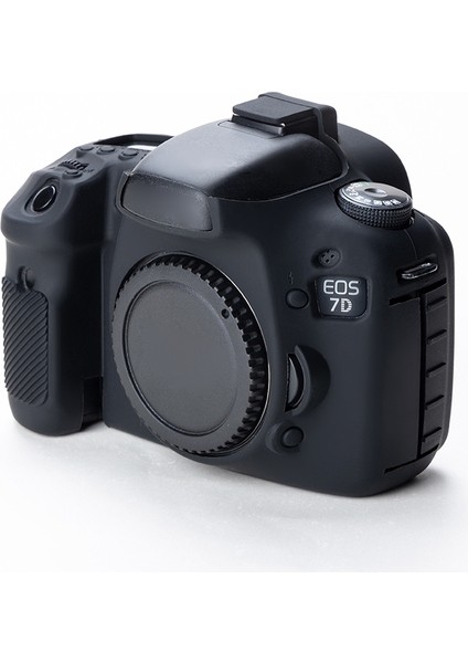 Eos 7d Için Yumuşak Silikon Koruyucu Kılıf - Siyah (Yurt Dışından)
