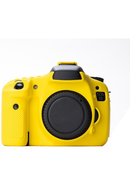 Eos 7d Için Yumuşak Silikon Koruyucu Kılıf - Sarı (Yurt Dışından)