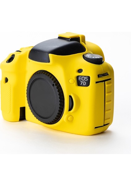 Eos 7d Için Yumuşak Silikon Koruyucu Kılıf - Sarı (Yurt Dışından)