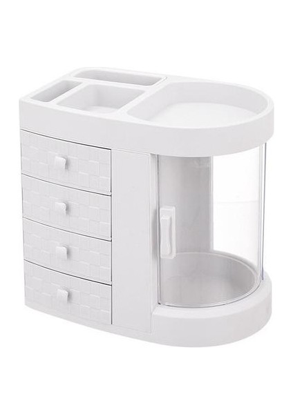 Soyunma Masası 4 Çekmece Makyaj Tutucu Saklama Kutusu (Yurt Dışından)