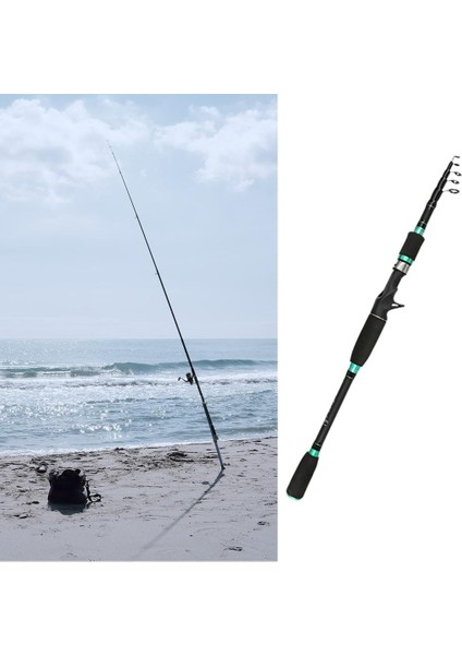 F Fityle Olta Ultralight Karbon Fiber Teleskopik Olta Kutusu 2.7 M (Yurt Dışından)