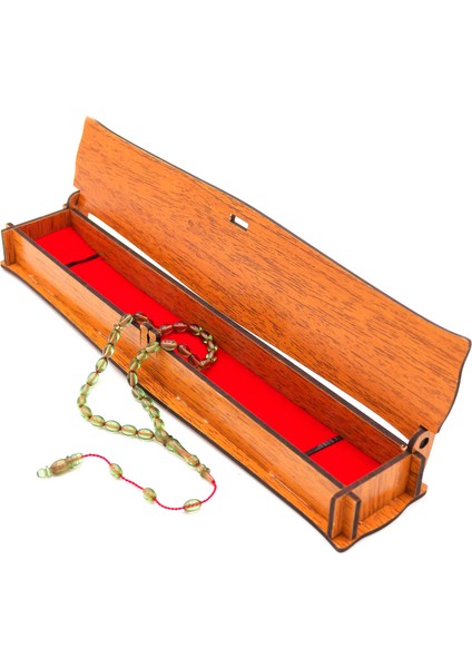 Özel Sistemli Şeffaf Yeşil Ateş Kehribar Tesbih 201020991 indirimleri