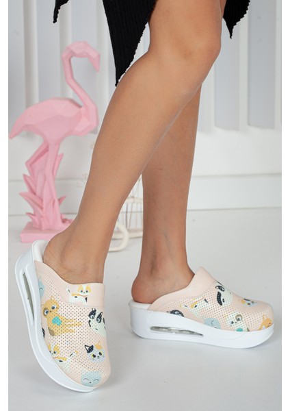 Sevimli Kediler Ortopedik Airmax Sabo Terlik Hemşire Terliği Veteriner Terliği Ortopedik Terlik Klinik Terliği