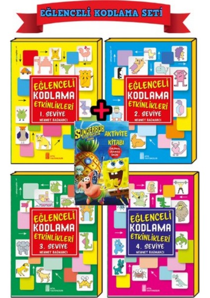 Ata Yayıncılık Kodlama Eğitimi 1-2-3-4 Süper Eğlenceli Set