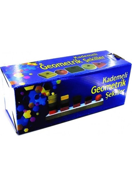 Ahşap Kademeli Geometrik Şekiller