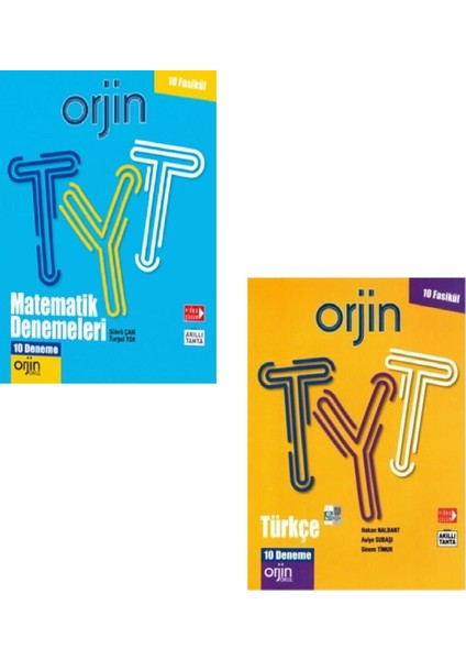 Orjin TYT 2023 Matematik + Türkçe Deneme Seti