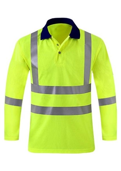 Güvenlik Yansıtıcı T Shirt (Yurt Dışından)