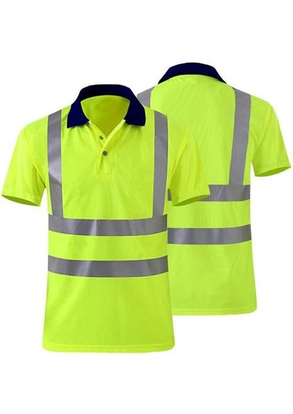 Güvenlik Yansıtıcı T Shirt (Yurt Dışından)