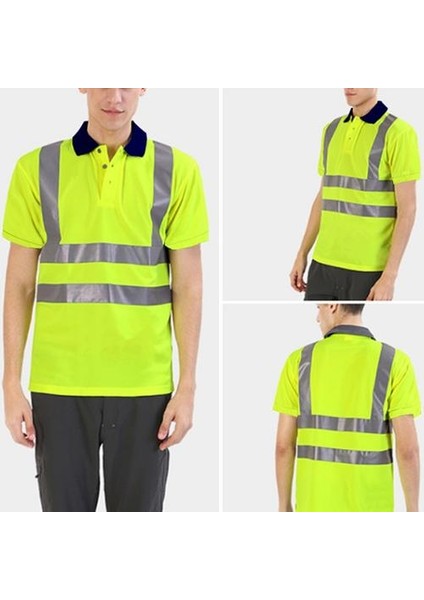 Güvenlik Yansıtıcı T Shirt (Yurt Dışından)