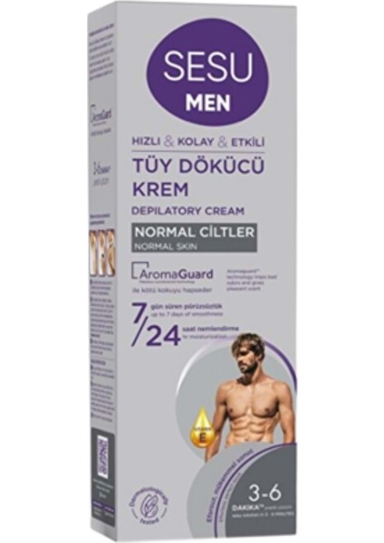 Erkekler Için Tüy Dökücü Krem Normal Ciltler 100 ml