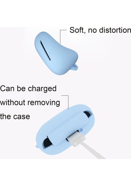 Oppo Enco W51 Koyu Mavi Için Silikon Koruyucu Kasa (Yurt Dışından) fırsatları