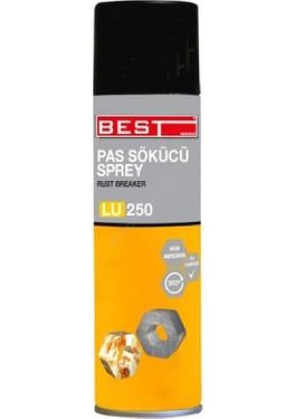 LU-250 Pas Sökücü ve Yağlayıcı Bakım Sprey 250 ml
