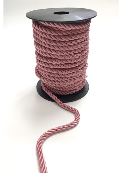 Koyu Pudra Kordon İp 6 mm 1 mt