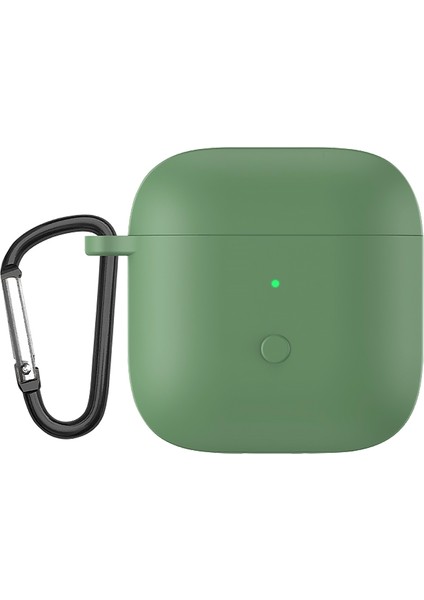 Redmi Buds3 Matcha Green Için Sıvı Silikon Tek Parçalı Kulaklık Kılıfı (Yurt Dışından)
