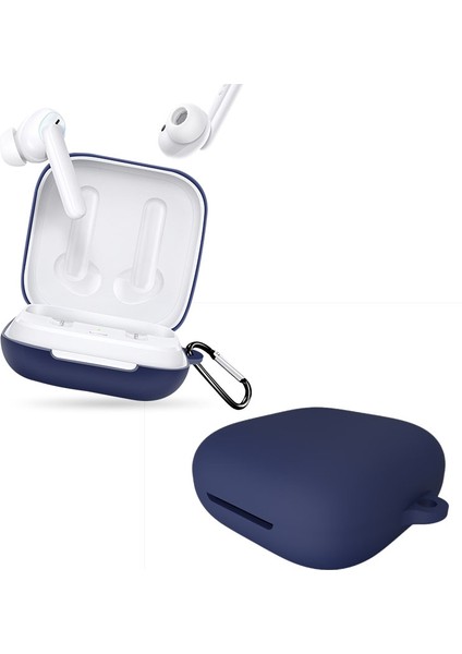 Oppo Enco W51 Koyu Mavi Için Silikon Koruyucu Kasa (Yurt Dışından)