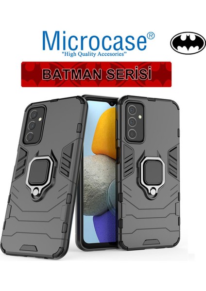 Samsung Galaxy F23 Batman Serisi Yüzük Standlı Armor Kılıf - Siyah fiyatları