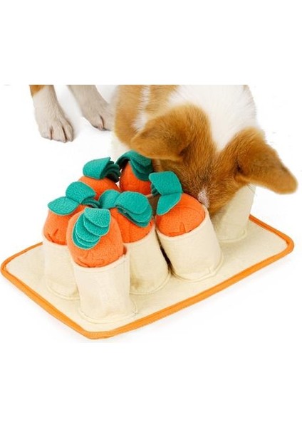 Yıkanabilir Peluş Havuç Köpek Oyuncaklar Snuffle Mat Köpek Bulmaca Gizle Gizle Yiyecek Yem Araştırma Eğitimi Yavaş Besleyici Oyuncaklar Stres Yayın | Çeviklik Ekipmanları (Yurt Dışından)