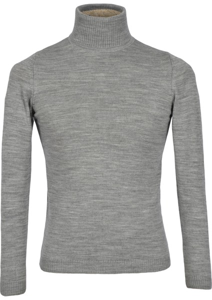 Tam Balıkçı Düz Slim Fit Erkek Triko