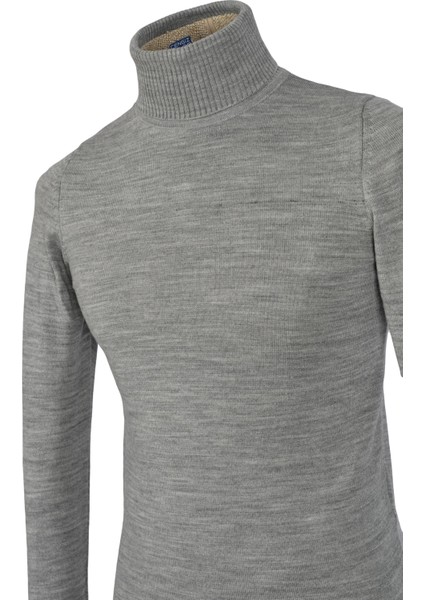 Tam Balıkçı Düz Slim Fit Erkek Triko