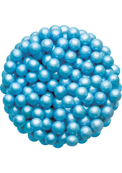 Boncuk Şeker Mavi 8 mm 250 gr