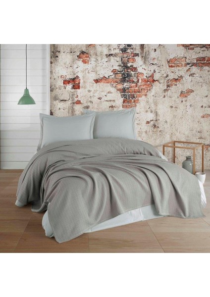 Pike Takımı Düz Boya Gri Tek Kişilik