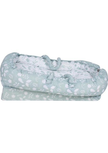Anne Yanı Bebek Reflü Yatağı ART-273 Yaprak Desen