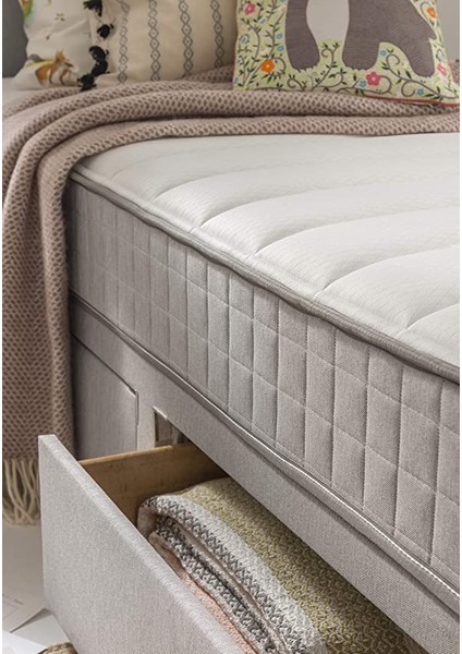 Active 75 x 180 cm Keten Pamuklu Yaylı Yatak Organic Çocuk Yatak fırsatları