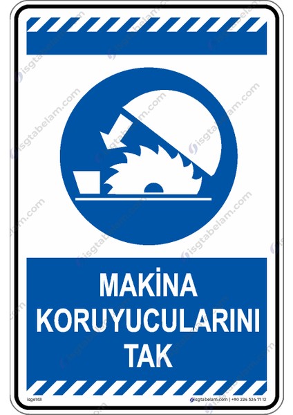 Koruyucu Malzemeni Kullan - Uyarı Levhası