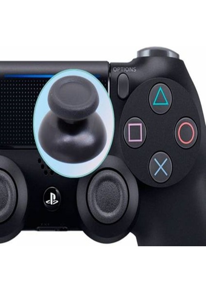 Zaloğlu Grup Ps4 Analog Topuz V2 Gri Tüm Playstation 4 Kollarla Uyumludur 10 Adet