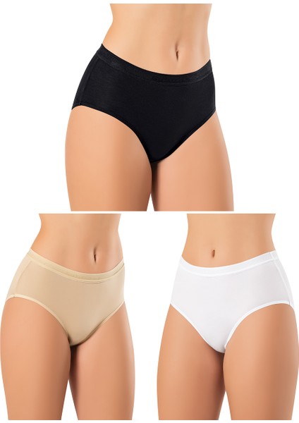 6 Lı Likralı Modal Külot MB3082