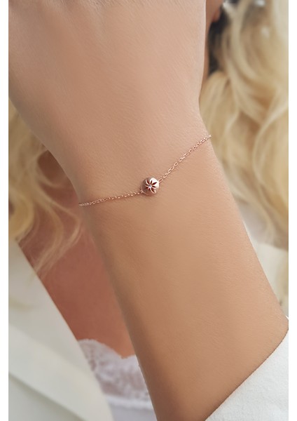 925 Ayar Gümüş Kutup Yıldızı Bileklik