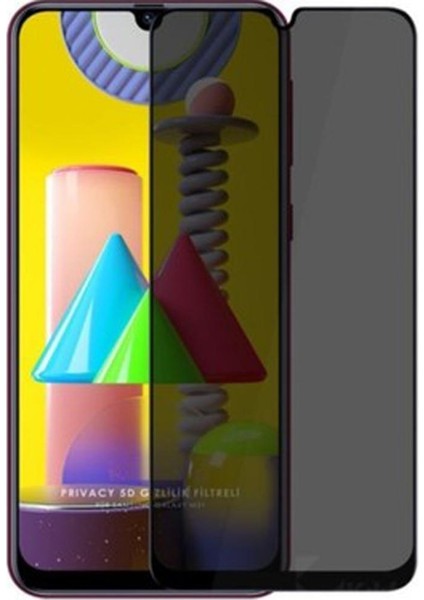 Samsung Galaxy M31 Hayalet Ekran Koruyucu Tam Kaplayan Gizli