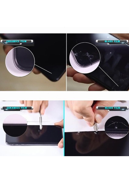 iPhone Xr Ekran Koruyucu 9d Seramik Nano Tam Kaplayan Kavisli