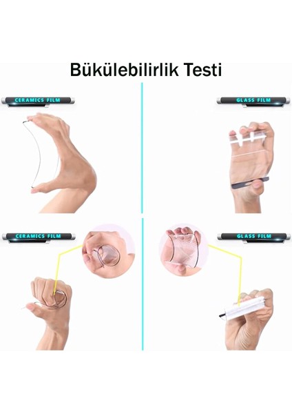 iPhone Xr Ekran Koruyucu 9d Seramik Nano Tam Kaplayan Kavisli