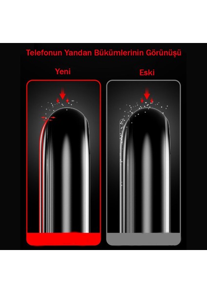 iPhone Xr Ekran Koruyucu 9d Seramik Nano Tam Kaplayan Kavisli