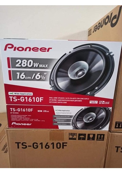 Pıoneer TS-G1610F 16 cm Hoparlör 280WAT Anfi Uyumlu Iki Adet