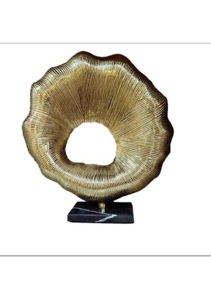 Crearthome Güneş Dekor Aliminyum Altın Obje 40X37 cm Szr-T-4-A