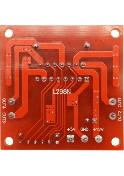 L298N Voltaj Regulatörlü Çift Motor Sürücü Kartı