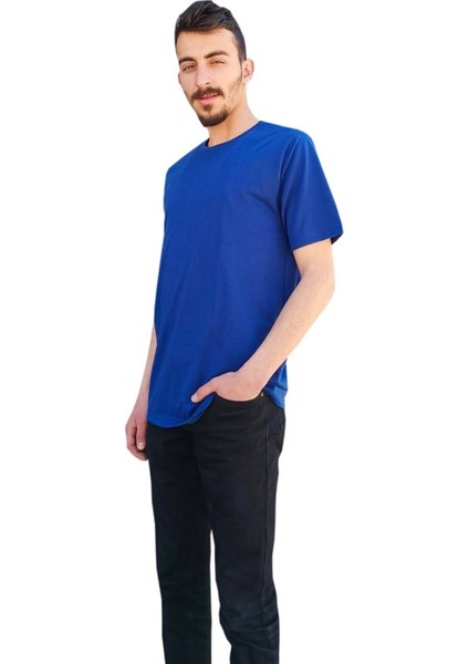 Regular O Yaka Turkuaz Erkek Tişört fiyatları